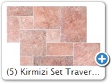 (5) Kirmizi Set Traverten